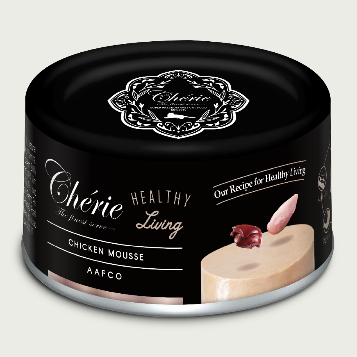 Set | Chérie Healthy Living Chicken Mousse 80 g + 1 Free Fillet